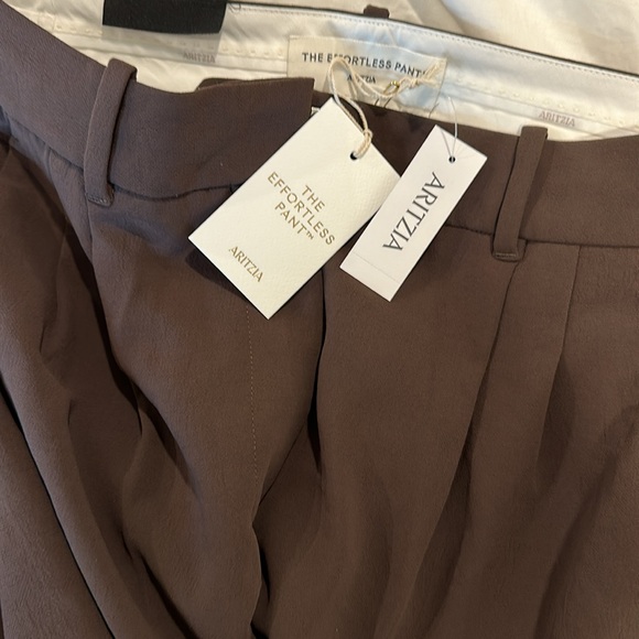 Aritzia The Effortless Pant™ - Crepette™ Mocha Brown sz 6 - Picture 16 of 16